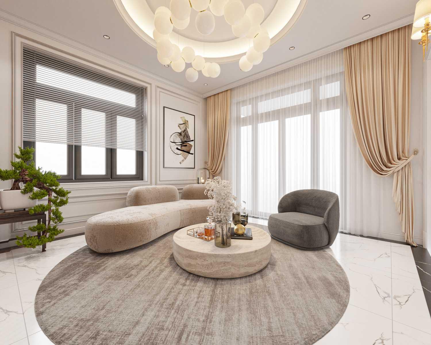 Nhà phố phong cách tân cổ