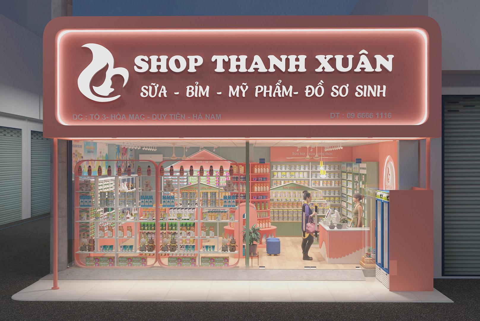 Shop me va be Thanh Xuan