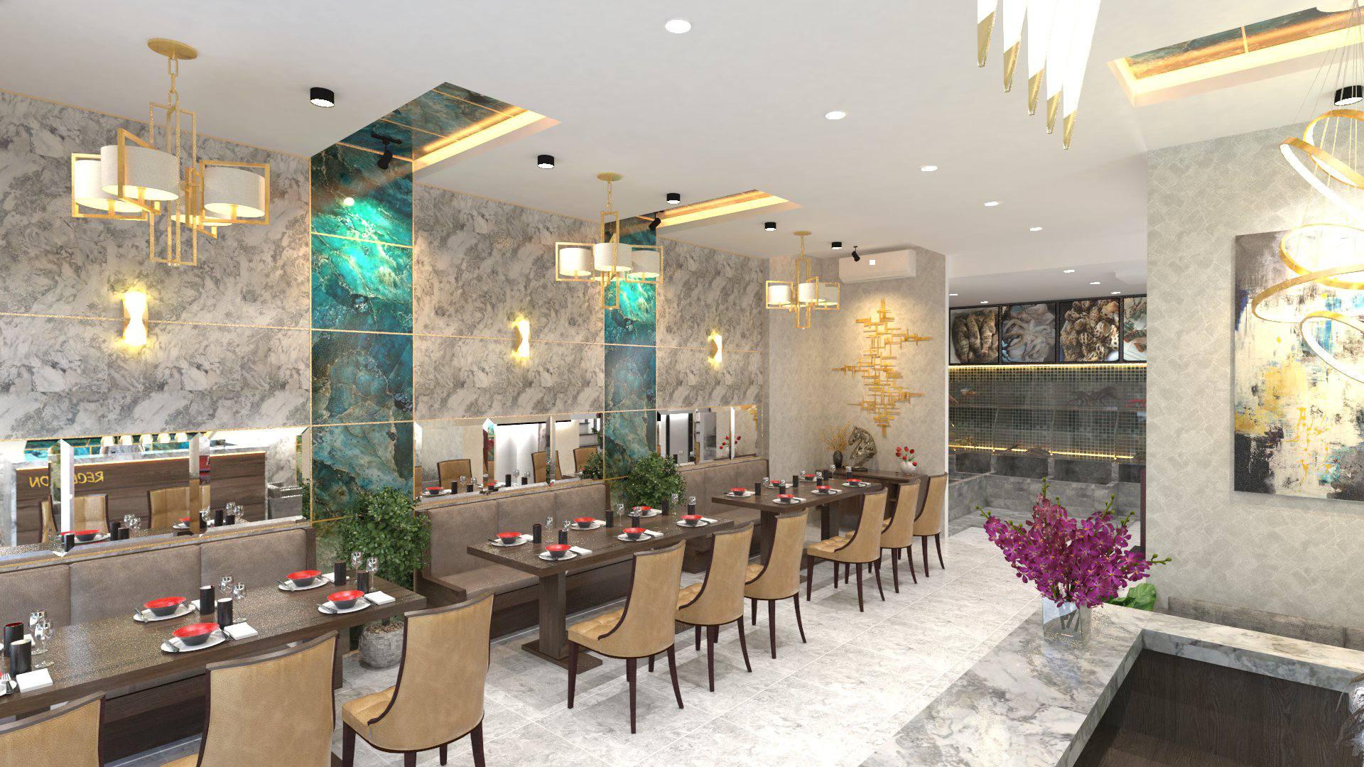 Thiết-Kế-Nhà-Hàng-Hải-Sản-Chị-Hương-Tầng-3